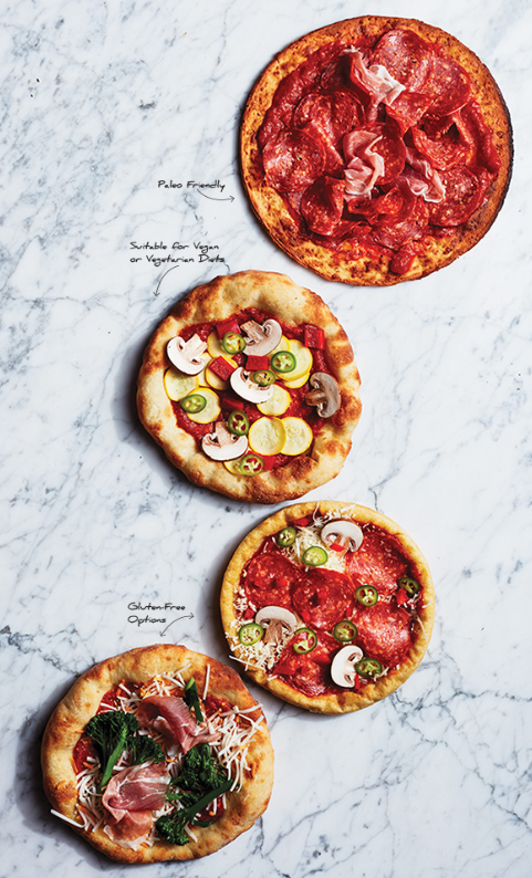 A pizza for every diet
